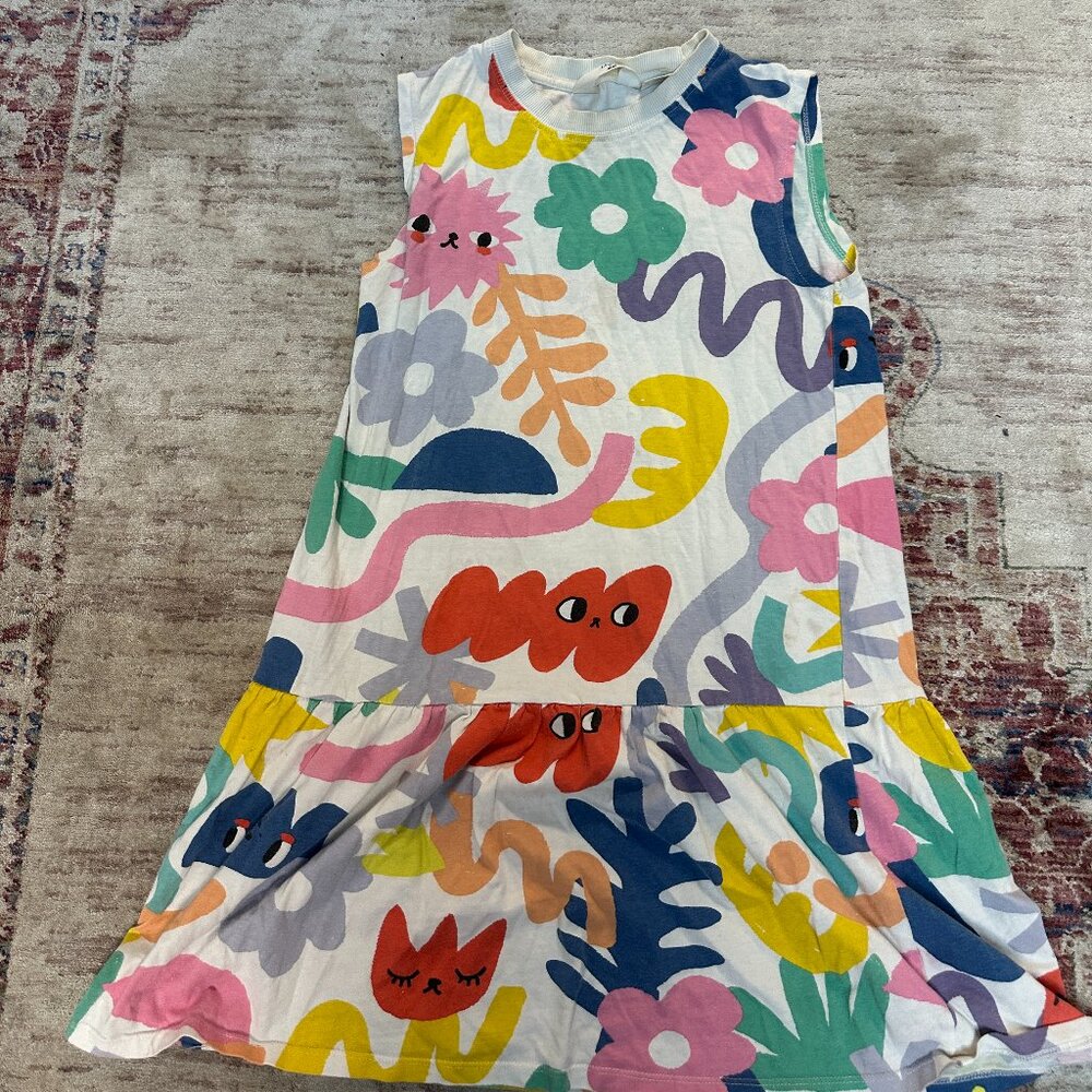 H&M Kids Girls Beautiful Graphical Sleeveless Size 8-10 Years In Good Shape!!